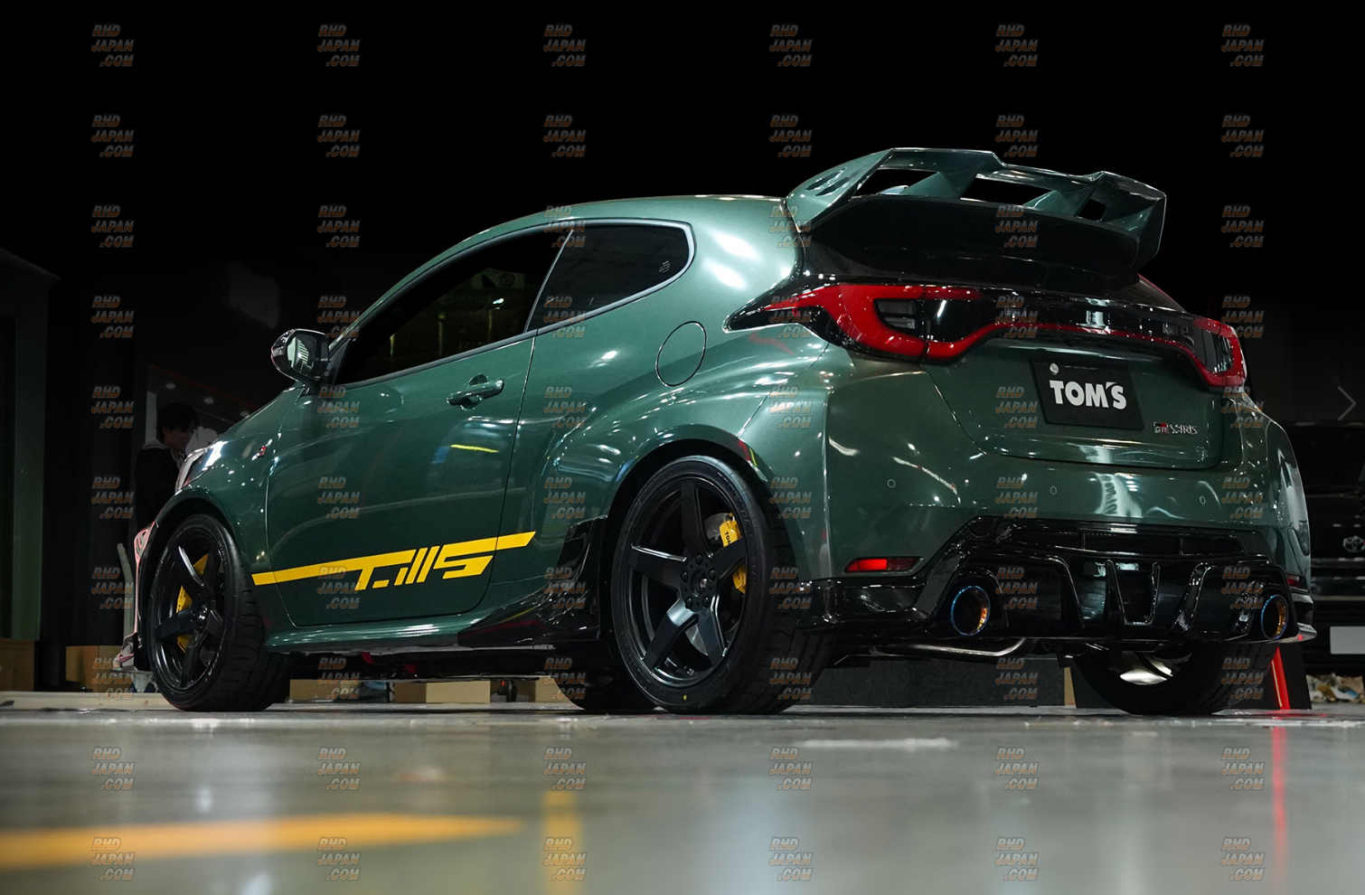 TOM'S Styling Parts Rear Under Diffuser Black - GR Yaris GXPA16